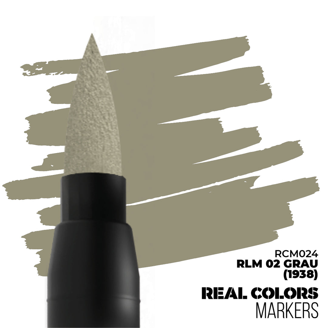 Real Colors Markers: RLM 02 Grau (1938) (AK Interactive) (RCM024)