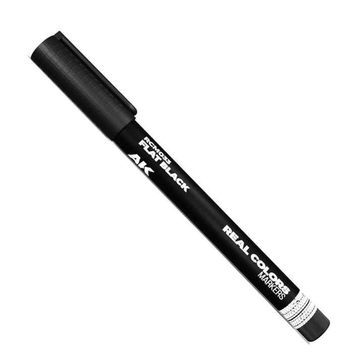 Real Colors Markers: Flat Black (AK Interactive) (RCM033)