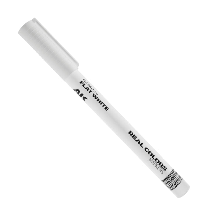 Real Colors Markers: Flat White (AK Interactive) (RCM034)