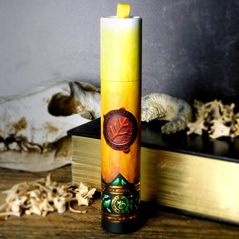 Ritual Candle Dice Tube: Elder Sign