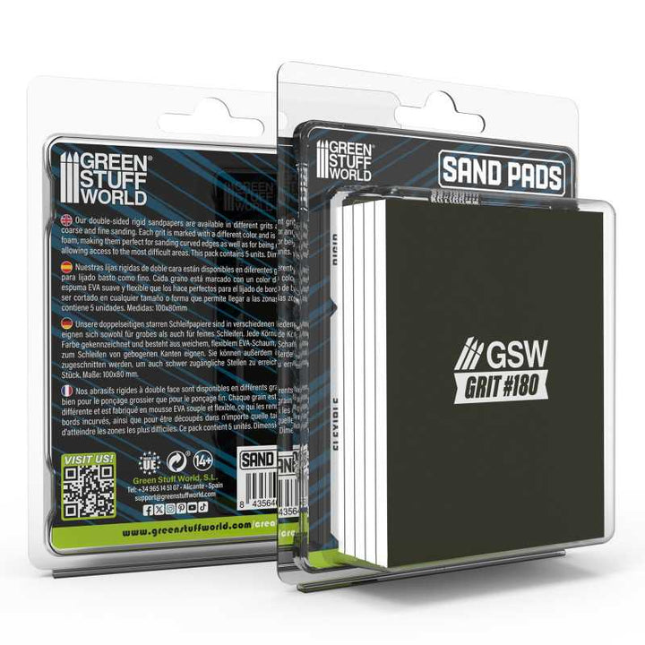 Rigid Sanding Pads 180 grit (Green Stuff World)