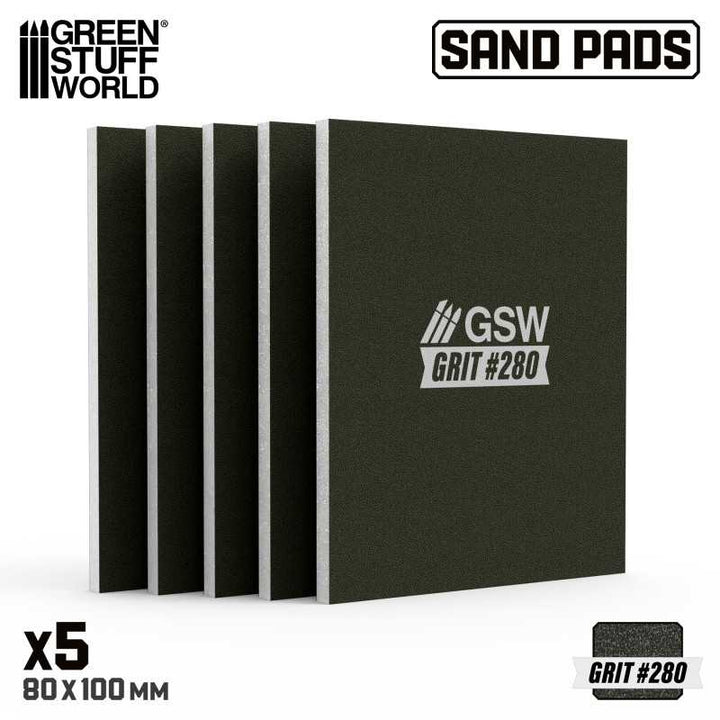 Rigid Sanding Pads 280 grit (Green Stuff World)