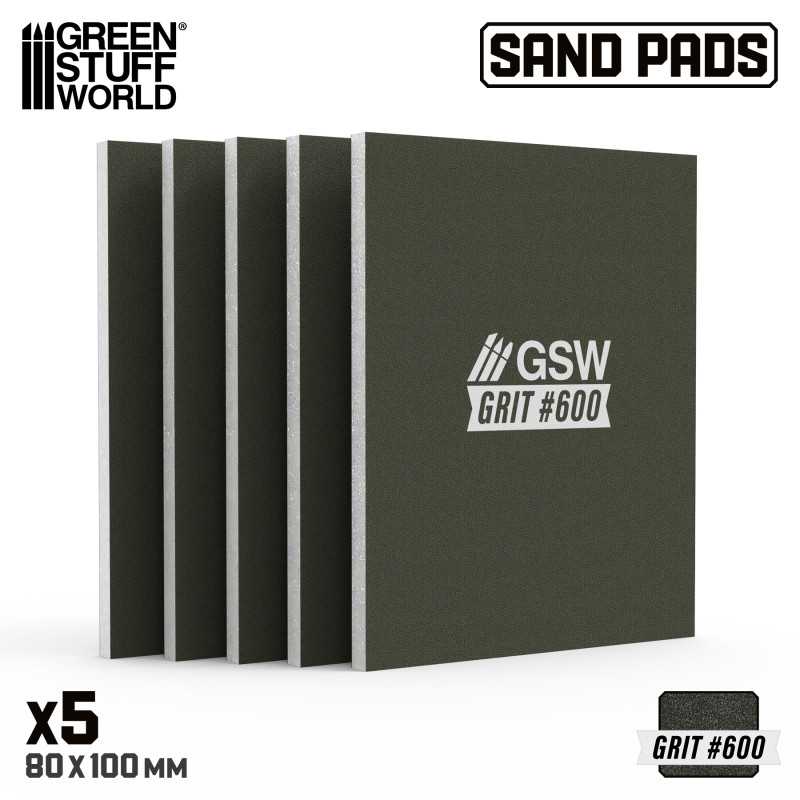 Rigid Sanding Pads 600 grit (Green Stuff World)