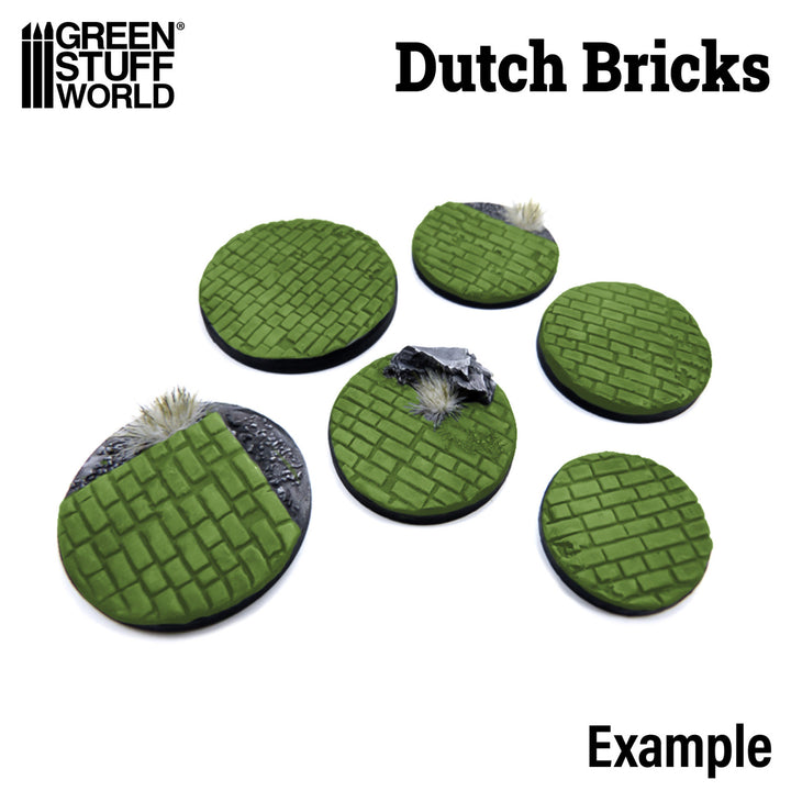 Rolling Pin Small DUTCH Bricks (Green Stuff World)