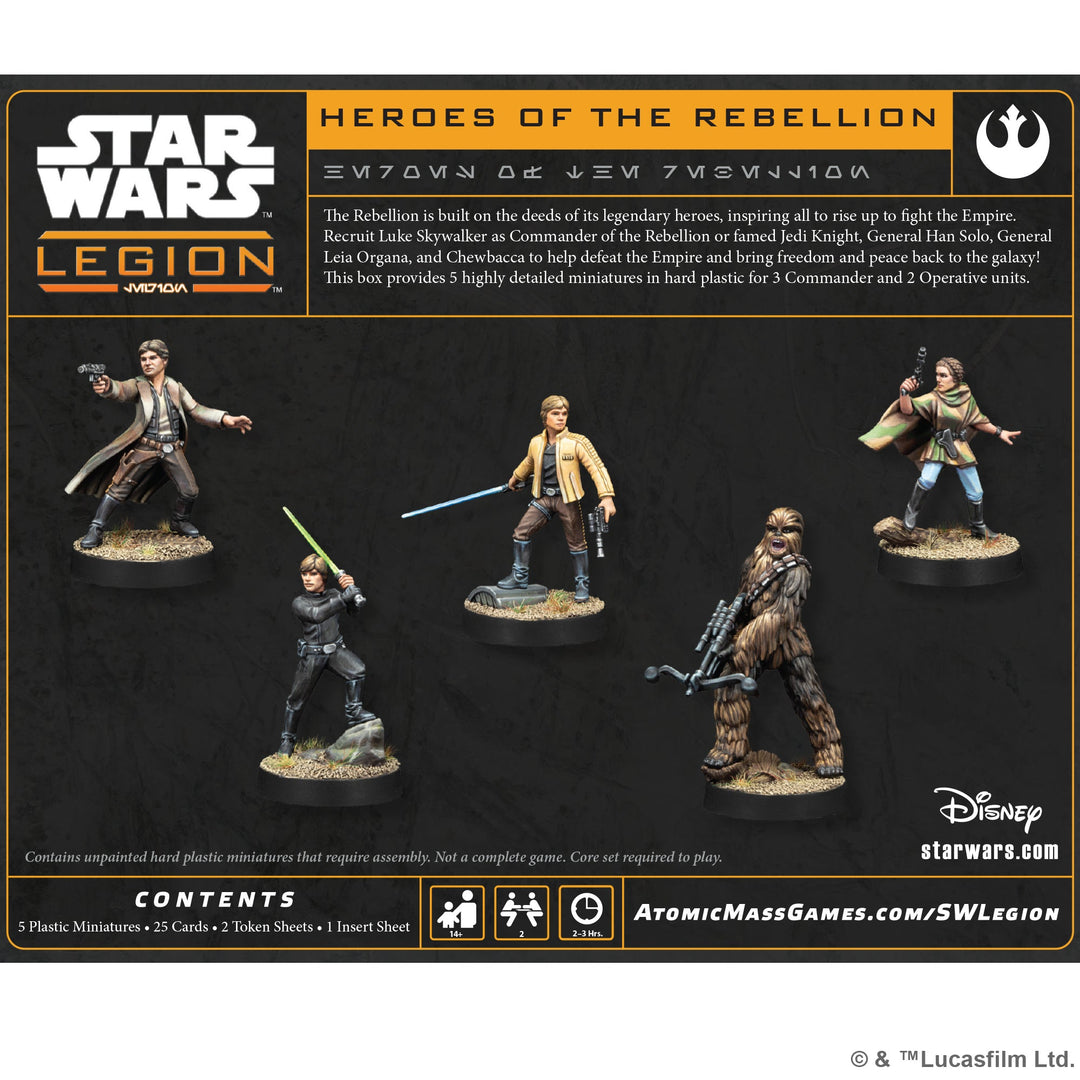 Star Wars: Legion - Heroes of the Rebellion Character Pack