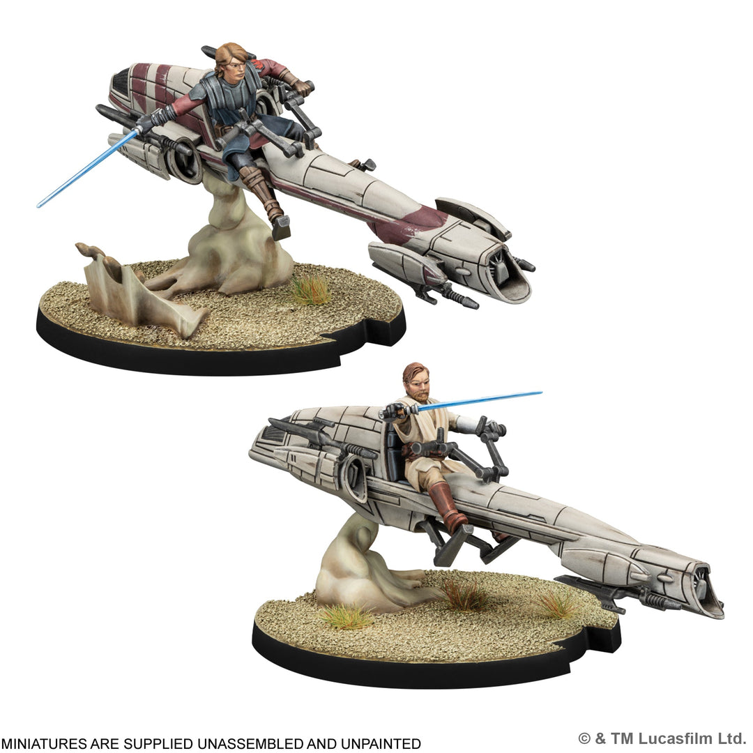 Star Wars: Legion - Jedi General on BARC Speeder
