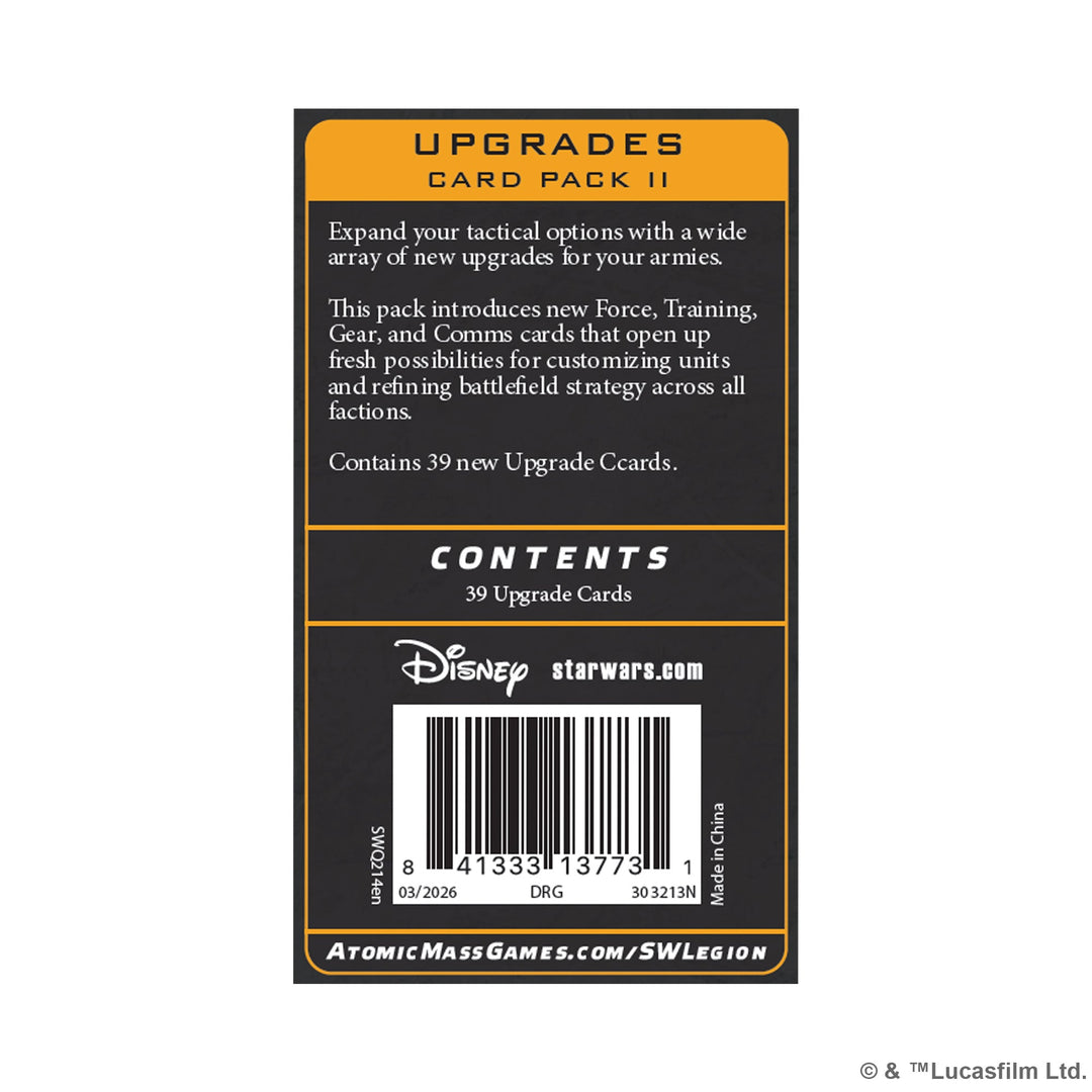Star Wars: Legion – Upgrades Card Pack 2