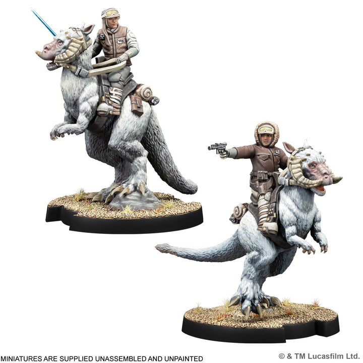 Star Wars: Legion – Captain Solo & Commander Skywalker on Tauntauns