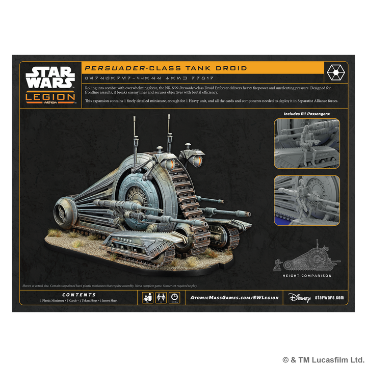 Star Wars: Legion – NR-N99 Persuader Droid