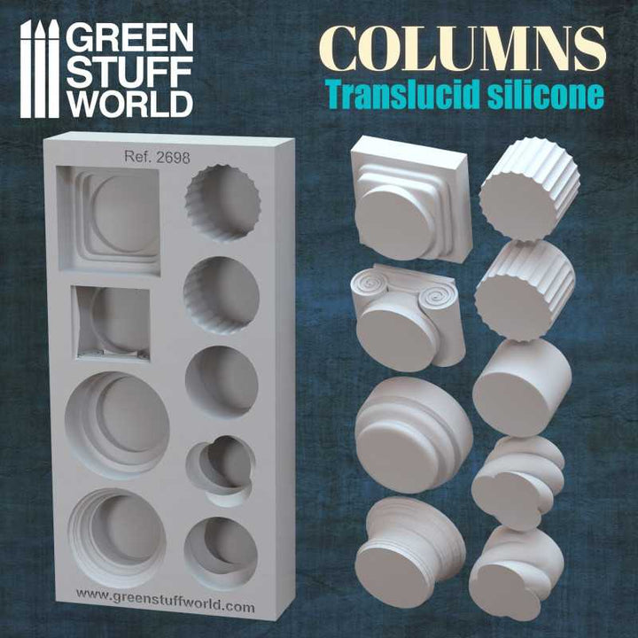 Silicone Molds - Columns (Green Stuff World)
