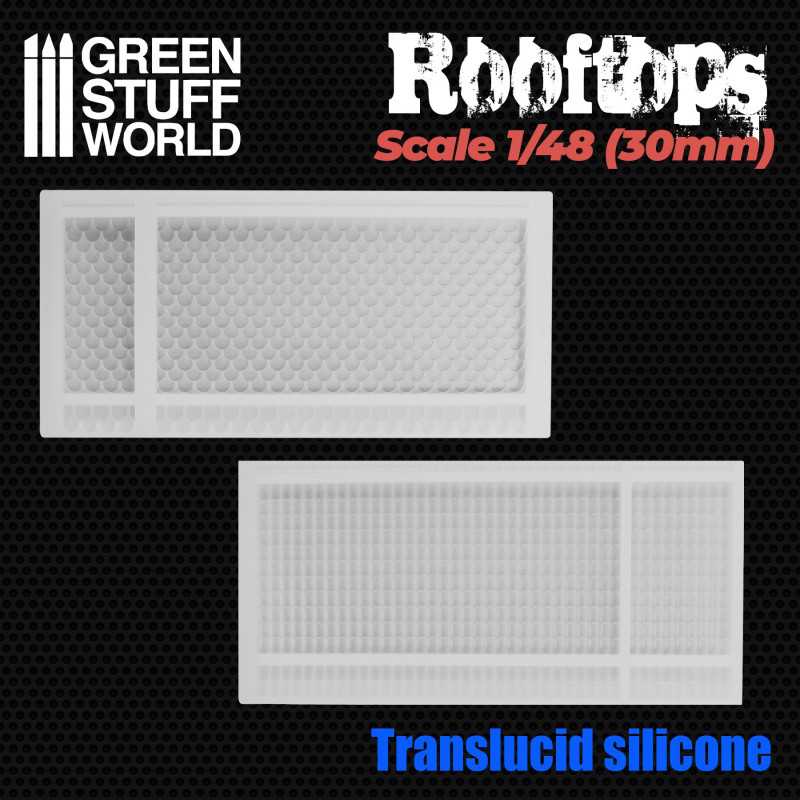 Silicone Molds - Rooftops 1/48 (30mm) (Green Stuff World)