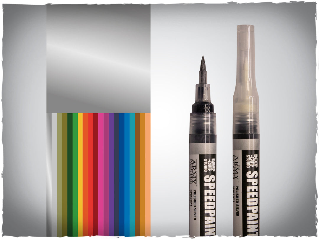 Speedpaint Marker - Polished Silver Metallic