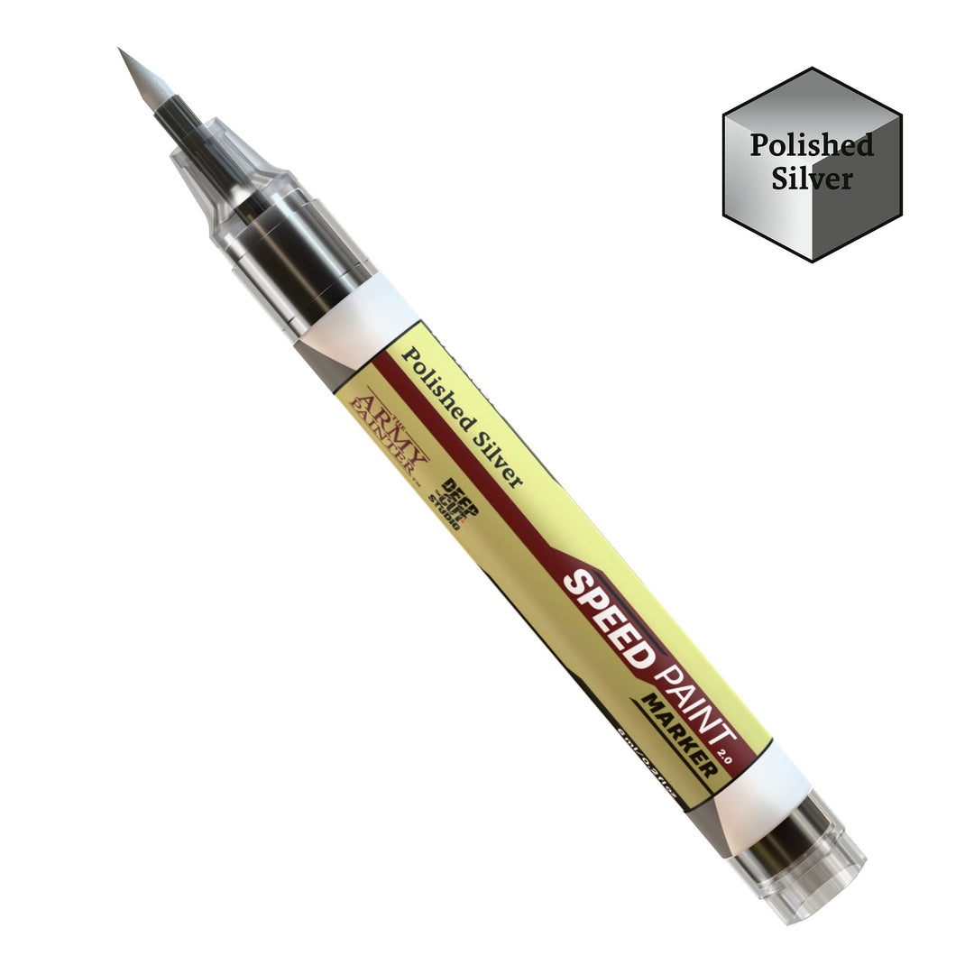 Speedpaint Marker: Polished Silver (The Army Painter) (SM1017P)