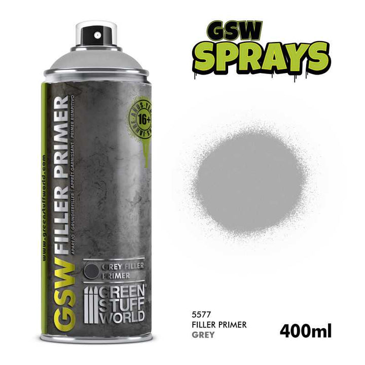 Spray Filler Primer 400ml (Green Stuff World)