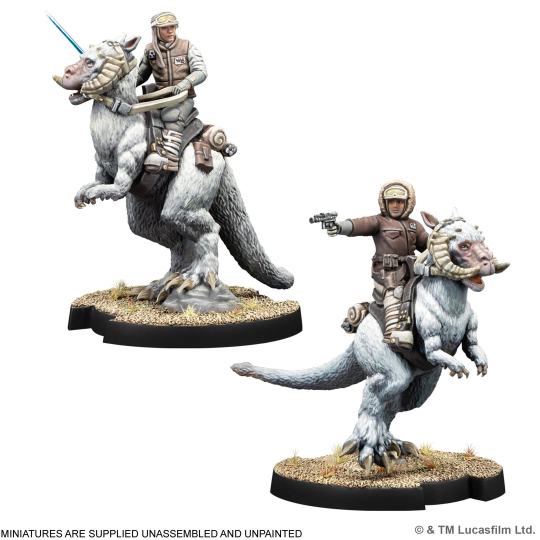 Star Wars: Legion – Captain Solo & Commander Skywalker on Tauntauns