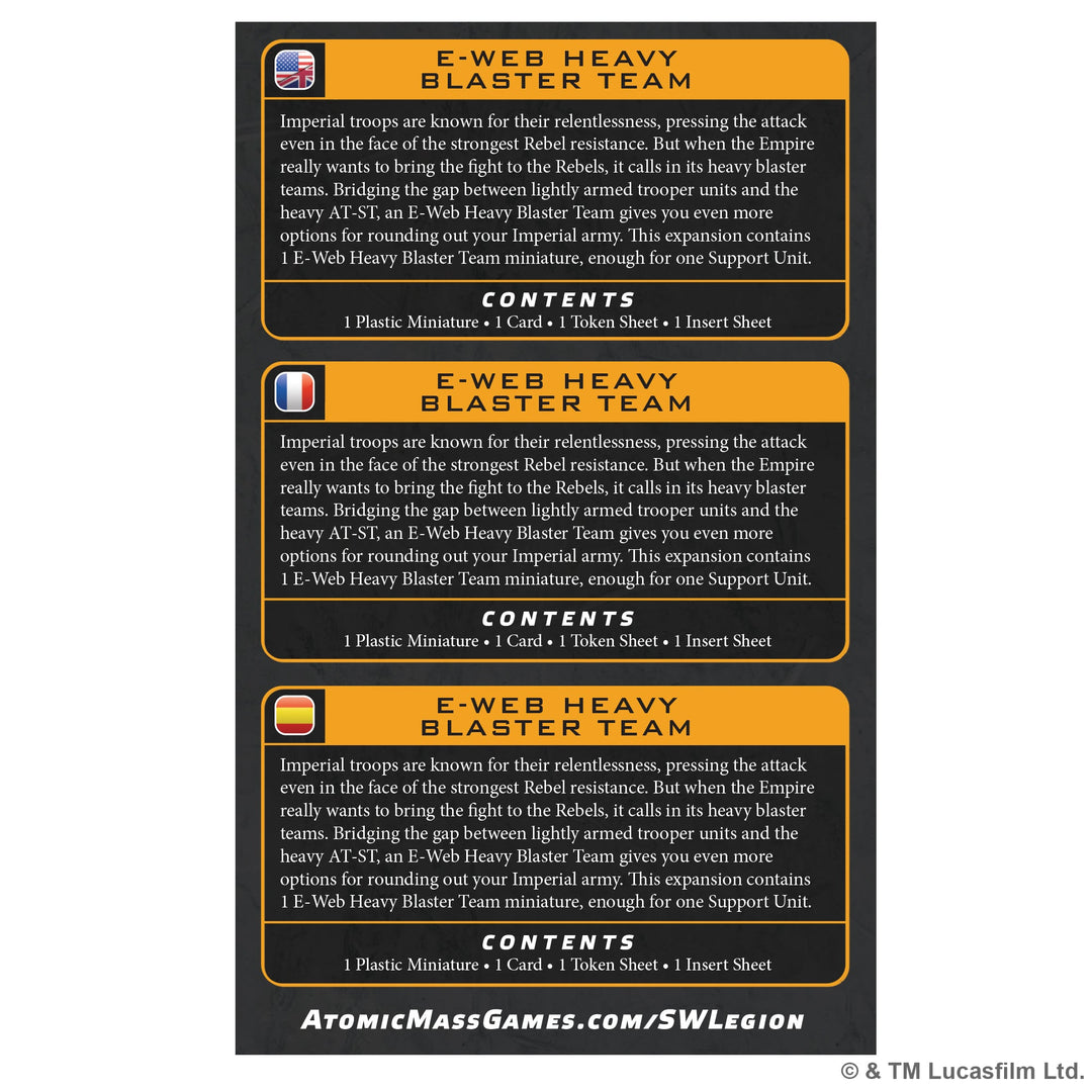 Star Wars: Legion – E-Web Heavy Blaster Team