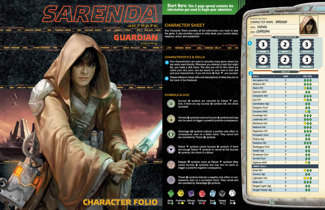 Star Wars RPG: Force and Destiny Beginner Game