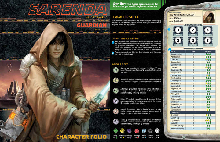 Star Wars RPG: Force and Destiny Beginner Game
