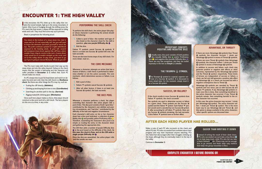 Star Wars RPG: Force and Destiny Beginner Game