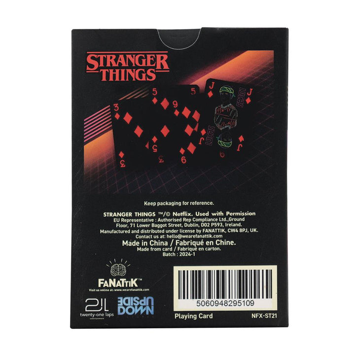 Stranger Things Playing Cards