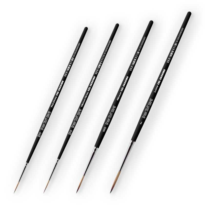 Synthetic Cel Shading Brushes Pack x4 (Green Stuff World)