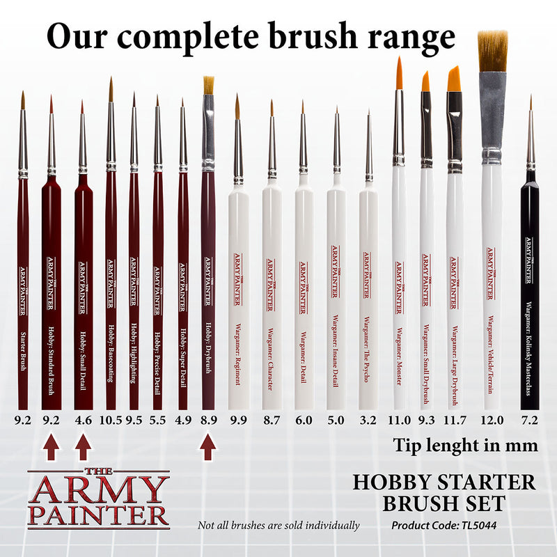 Hobby Starter Brush Set (The Army Painter) (TL5044P)