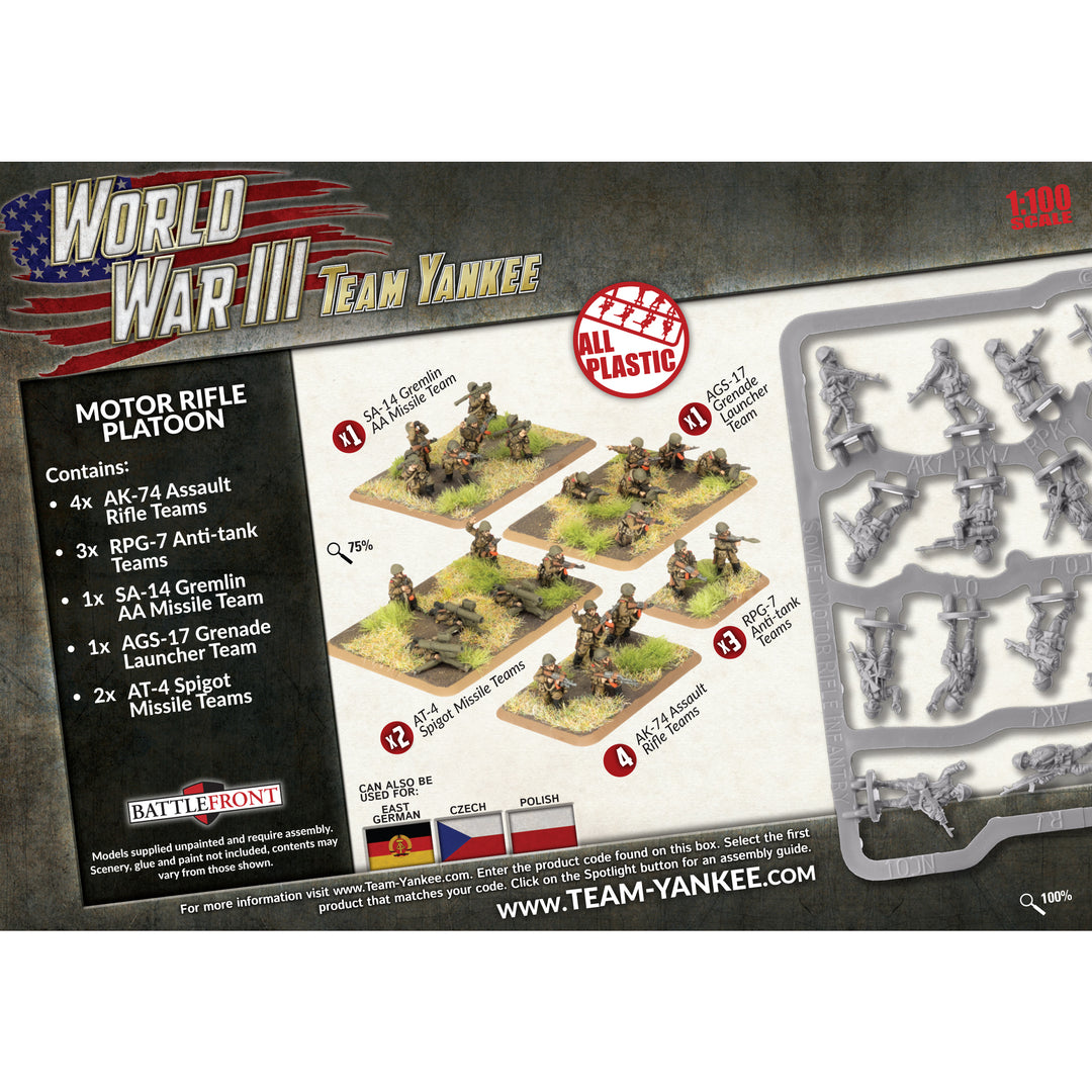 World War III: Team Yankee - Motor Rifle Platoon (TSBX36)