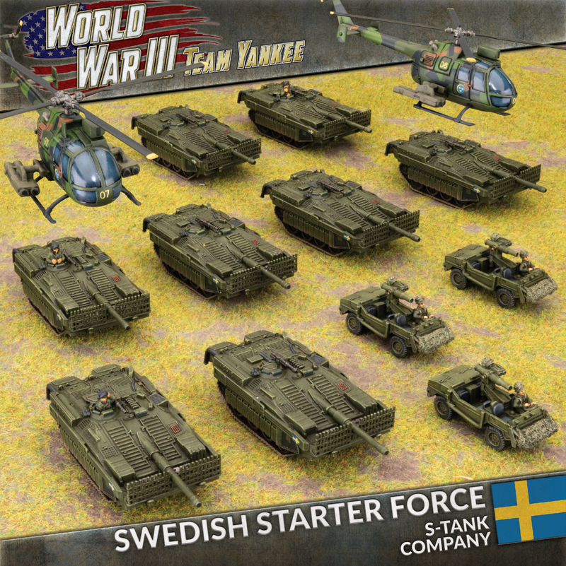 World War III: Team Yankee - Swedish S-Tank Company Starter Force (TSWAB01)
