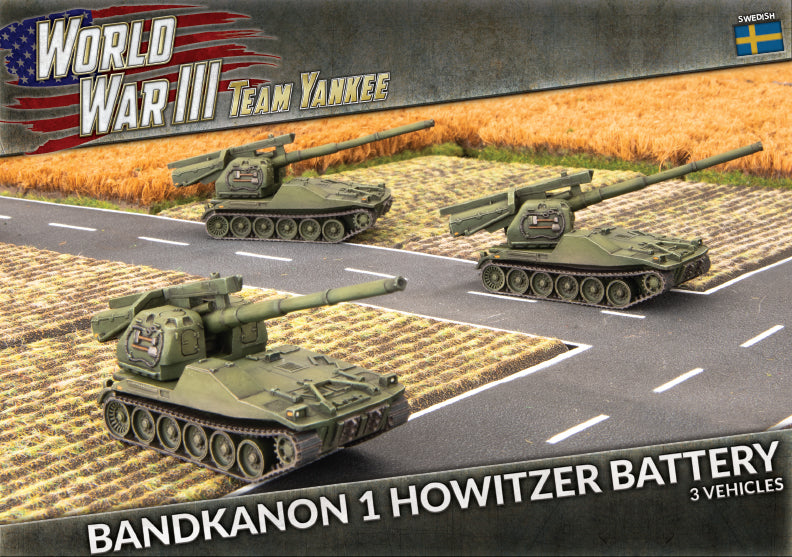 World War III: Team Yankee - Bandkanon 1 Howitzer Battery (x3) (TSWBX06)