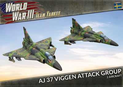 World War III: Team Yankee - AJ 37 Viggen Attack Group (x2) (TSWBX07)