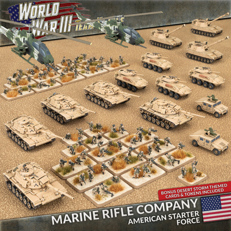 World War III: Team Yankee - Marine Rifle Company American Starter Force (TUSAB06)