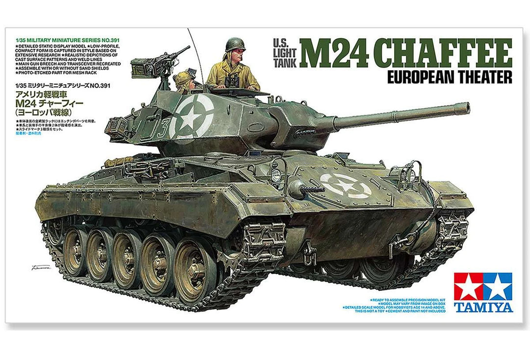 Tamiya 1/35 U.S. Light Tank M24 Chaffee European Theater