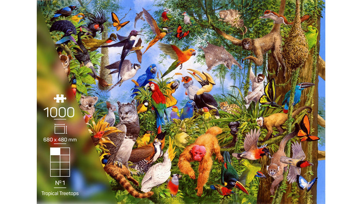 The Wildlife Collection - No. 1 - Tropical Treetops (1000 brikker)