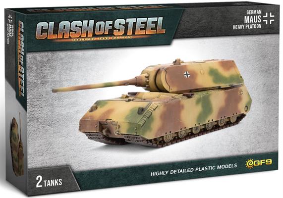 Clash of Steel: Maus Heavy Platoon (x2 Plastic) (CSG01)