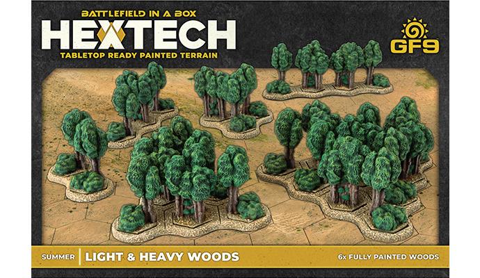 HexTech: Summer Light & Heavy Woods (x6 Green) (HEXT14)