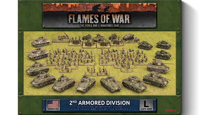 Flames of War: 2nd Armored Division Army Deal (USAB13)