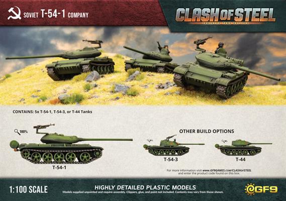 Clash of Steel: T-54-1 Company (x5 Plastic) (CSS03)