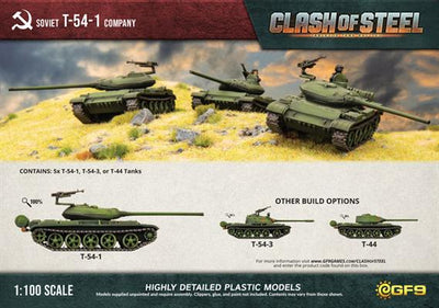 Clash of Steel: T-54-1 Company (x5 Plastic) (CSS03)