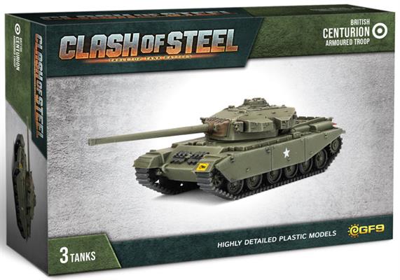 Clash of Steel: Centurion Armoured Troop (x3 Plastic) (CSB02)