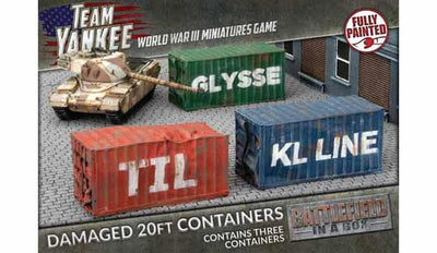 Battlefield in a Box: Damaged 20ft Containers (BB254)