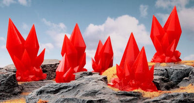 Battlefield in a Box: Blood Crystals - Red (BB541)