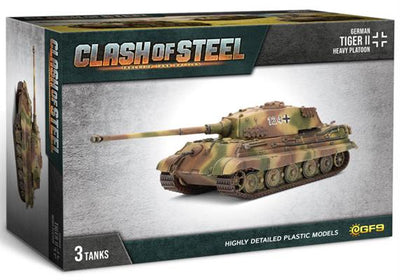 Clash of Steel: Tiger II Heavy Platoon (x3 Plastic) (CSG03)