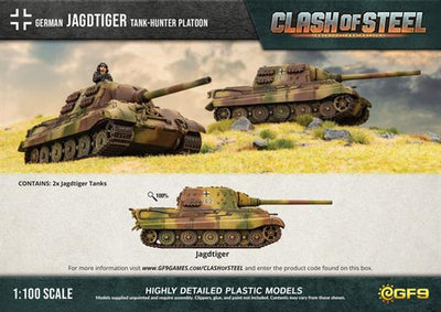 Clash of Steel: Jagdtiger Tank-hunter Platoon (x2 Plastic) (CSG05)