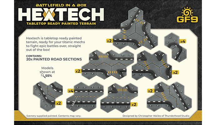 HexTech: Trinity City Road Intersections (x20) (HEXT19)