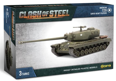 Clash of Steel: T29 Super-Heavy Platoon (x3 Plastic) (CSU02)