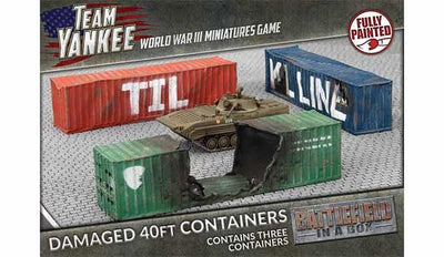 Battlefield in a Box: Damaged 40ft Containers (BB253)