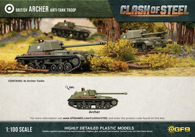 Clash of Steel: Archer Anti-Tank Troop (x4 Plastic) (CSB07)