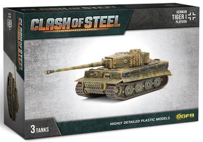 Clash of Steel: Tiger I Platoon (x3 Plastic) (CSG04)