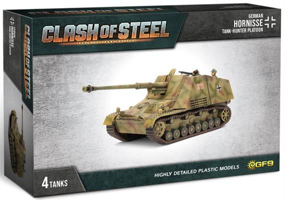 Clash of Steel: Hornisse Tank-hunter Platoon (x4 Plastic) (CSG06)