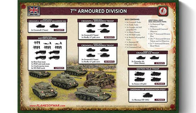 Flames of War: 7th Armoured Division Army Deal (BRAB16)